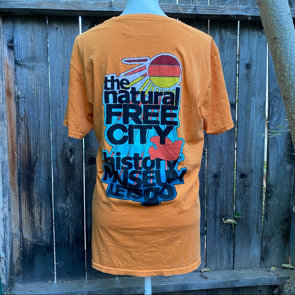 FreeCity Womens Top Size XL Short Sleeve Summer Shirt Sending Light